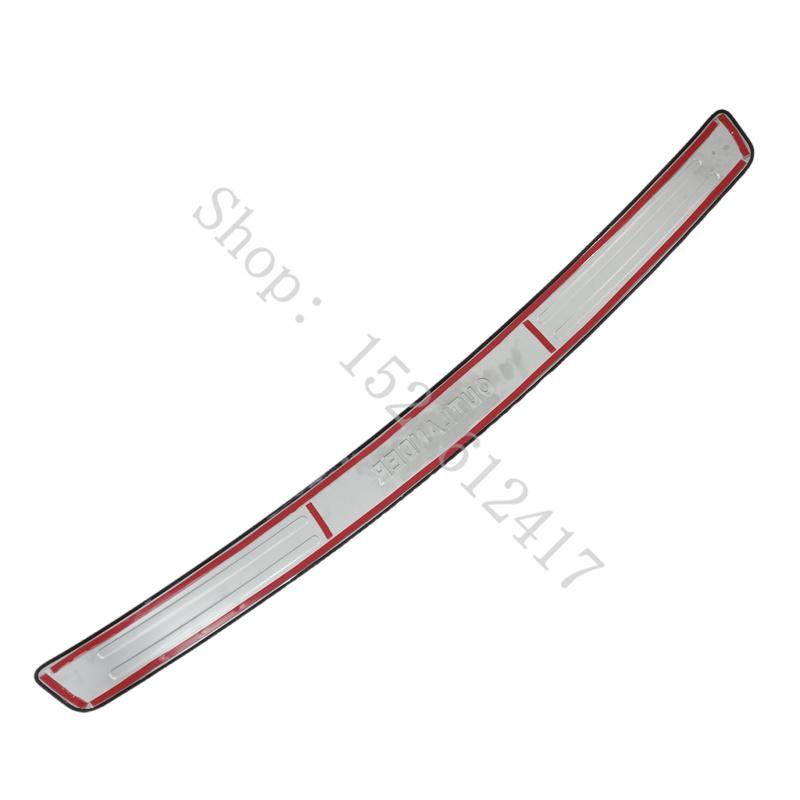 For Mitsubishi Outlander 2013~2015 car accessories Rear Door Bumper Protector sill plate Protector Sill Rear boot guard Trim