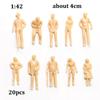 10/20/100pcs 1:75/1:50/1:42/1:30/1:25 Scale Model Building People Figures