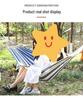 Outdoor Wind Hammock: Summer Swing, Indoor/Outdoor Tassel Hanging Net, Picnic & Camping Set