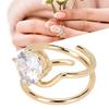 Women Finger Nail   Electroplated Copper Nail   Exquisite Stylish Nail Art