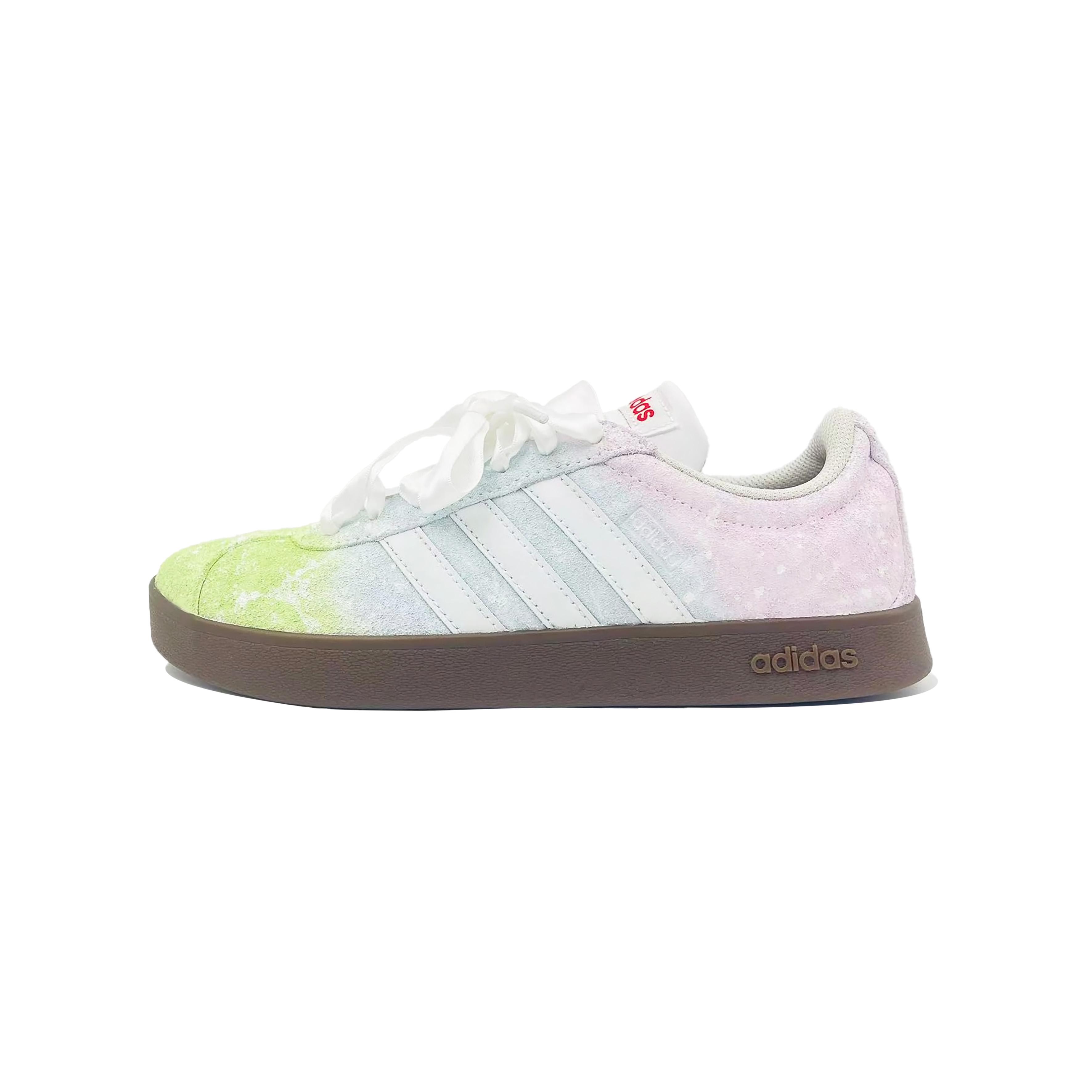 

Adidas VL COURT 2.0 Lightweight Low top Skateboard Shoes Unisex Teal Pink White HQ1802(Team1230-) 39⅓