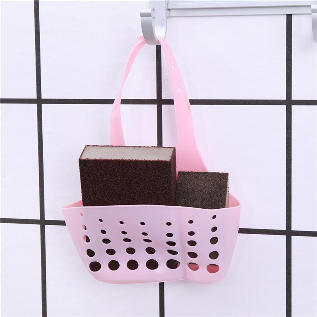 Portable Home Kitchen Hanging Storage Bag Basket Bath Storage Tools Sink Holder
