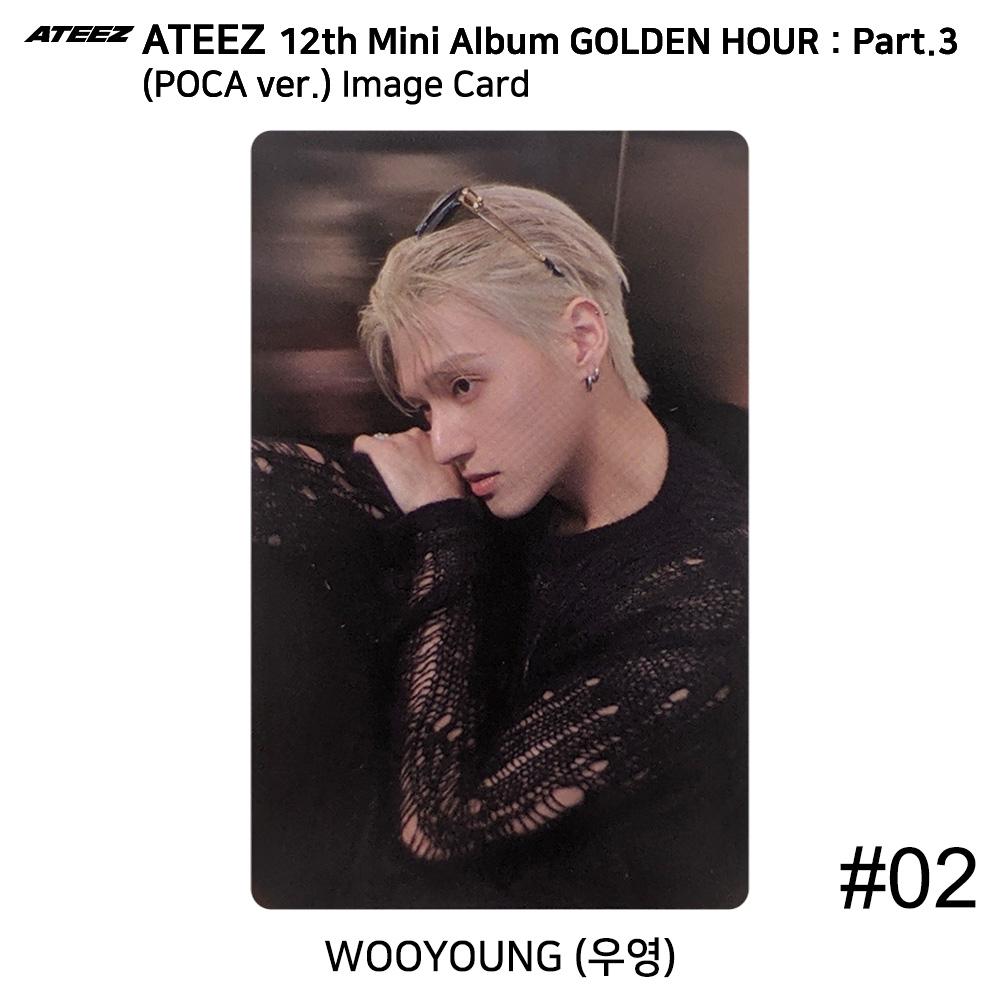 ATEEZ 12th Mini Golden Hour Part.3 POCA Ver. Official Photocard QR Image Card