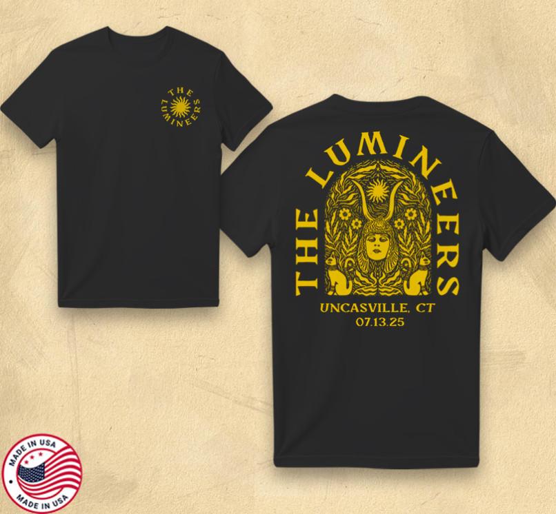 The Lumineers Live in Uncasville, CT July 13 2026 Concert T-Shirt XXL