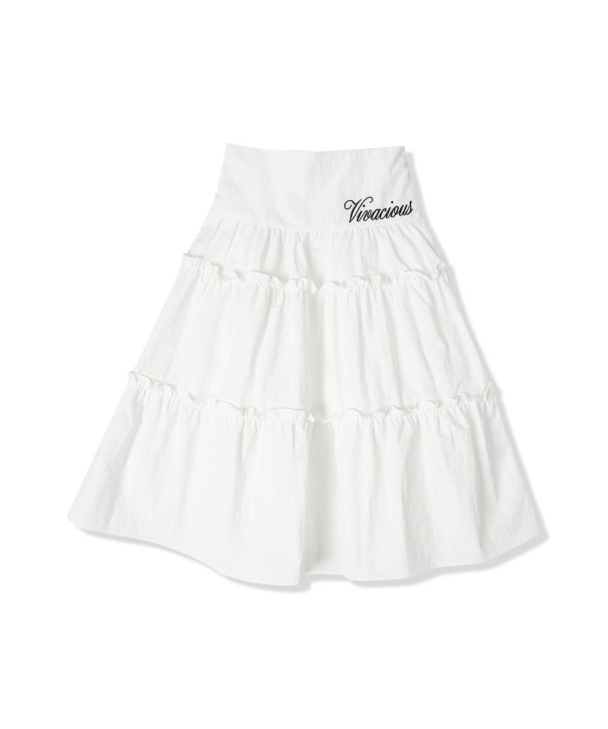 VIVACIOUS Claudia Taslan Kang Kang Skirt Black