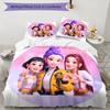 Set di biancheria da letto Kpop Hunter7 da 3 pezzi, set copripiumino include copripiumino e federe, decorazione perfetta per la camera da letto per tutte le stagioni e regalo