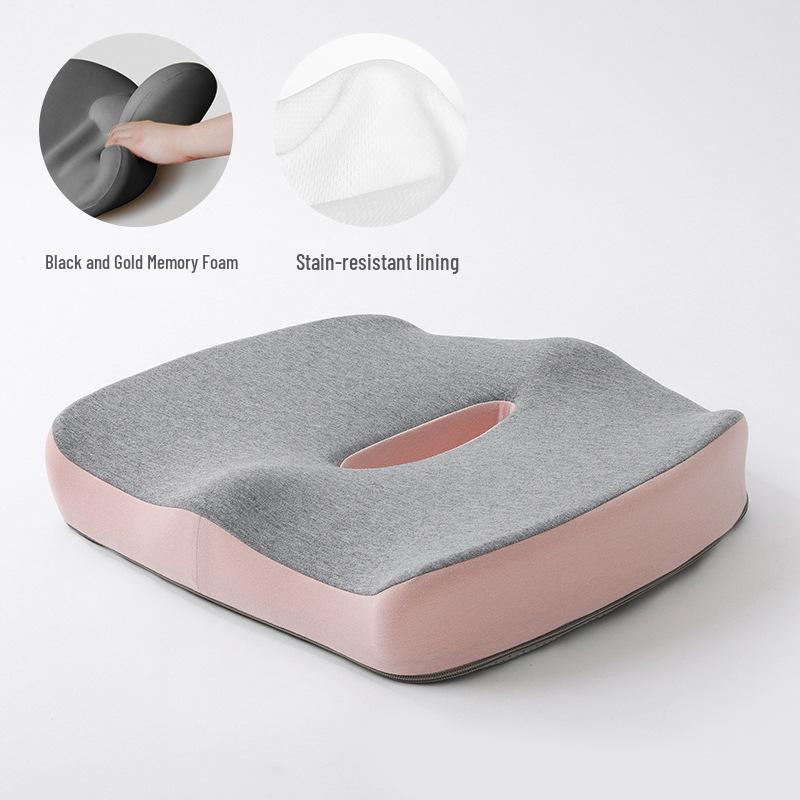 Ergonomic Memory Foam Office Chair Cushion for Lumbar Support and Long Sitting Comfort