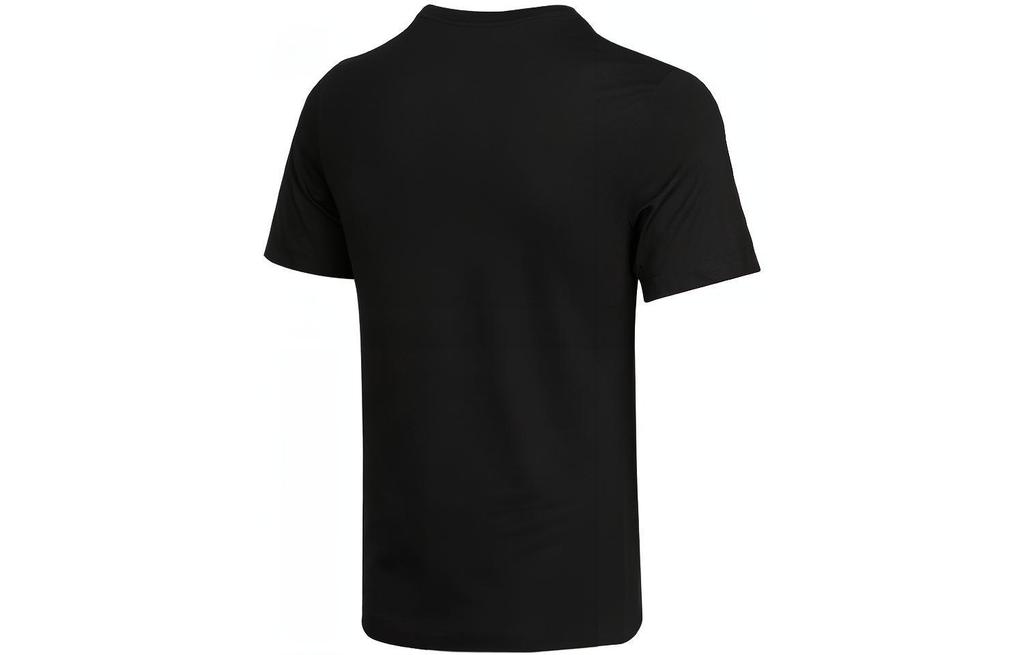 Jordan T Shirts Men's Black Crew Neck Moderate Straight Fit CZ8384-010