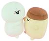 Obungu' To Issho Obungu-san & Pudding-san Cuddle Pose Plush Toy XL Approx. 35cm Set of 2