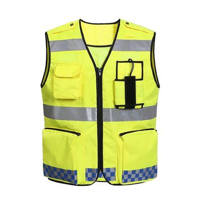 Autumn Winter Unisex Cold-Resistant Traffic Reflective Vest