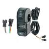 Ebike Headlight Switch with 4 Pin 6 Pin Turn Signal and Klaxon Control Cable Length 170cm for Motorcycle Handlebar