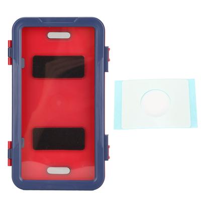Waterproof Shower Phone Holder 360 Degrees  Rotation Wall Mount High Sensitivity Shower Case for Home BathroomBlue