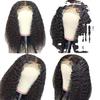 Short Curly Afro Wig with High-Temperature Silk Fiber
