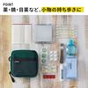 LIHIT LAB CIRCULA Square Pouch, Black, A4601-24