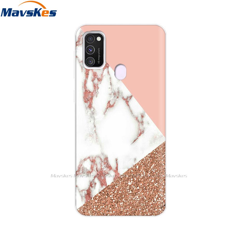 For Samsung Galaxy M21 Case Back Cover Soft Silicone TPU Phone Case For Samsung Galaxy M20 M21 M30 M30s M31 Case Cover Bumper