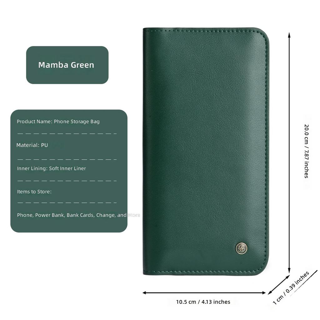 Apple iPhone 17 Promax Phone Bag OPPO/vivo Samsung Flip Leather Case Card Bag Storage Bag 16/15 Handbag Wallet
