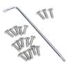 Reliability Repair Screws Set Mounting Screw Wrenches Durability Metal Screws for Home and Professional Repair