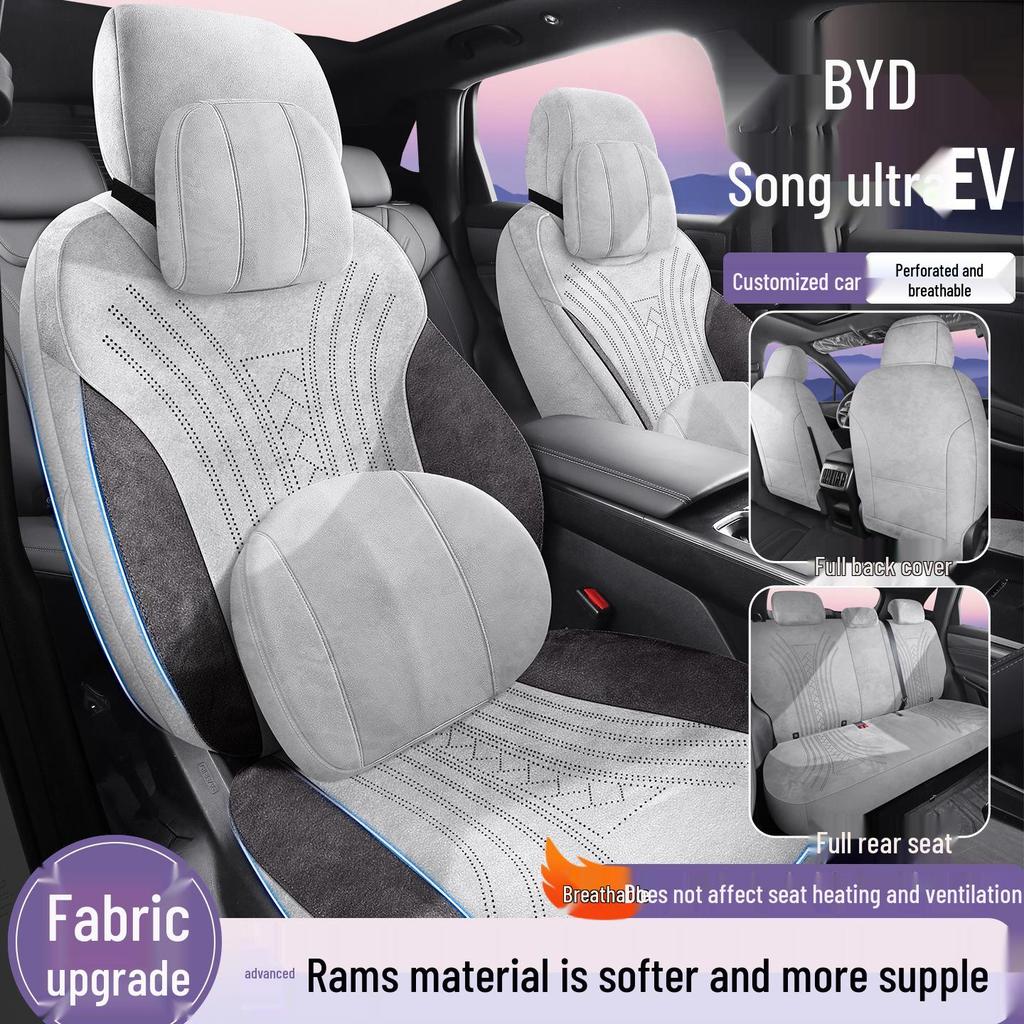 BYD Song Ultra EV All-Season Car Seat Cushion Set - Full Coverage