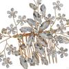 Crystal Rhinestone Bridal Hair Comb Handmade Sparkly Decorative Bridesmaids Girls Women Clip,