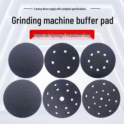 Pneumatischer Trockenschleifschwamm mit Schleifpapierpad für die Reparatur von Autobeulen.