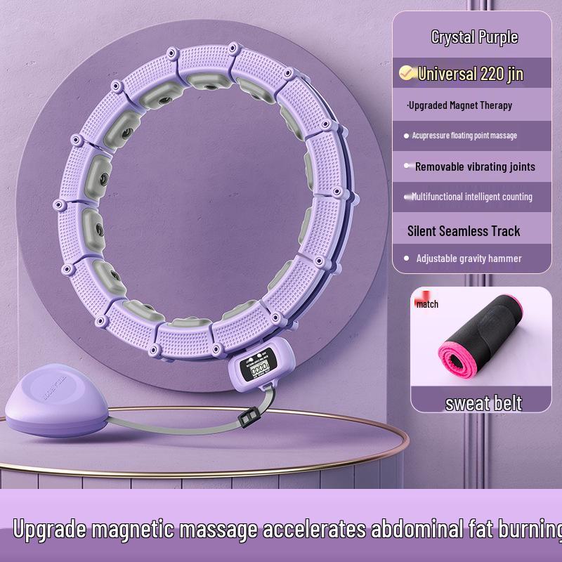 Women's Smart Magnetic Hula Hoop - Detachable, Thickened, Waist-Friendly for Abdomen Reduction and Weight Loss