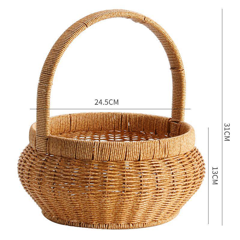 Luxury Outdoor Rattan-Style Picnic & Gift Basket