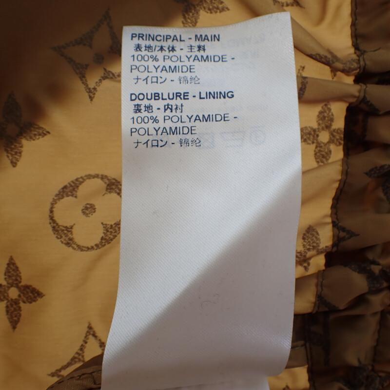 Louis Vuitton 36 Nylon Jacket Brown Nylon Women