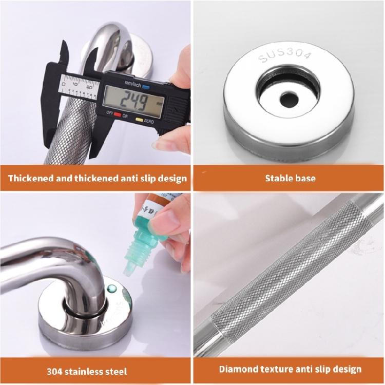 Stainless Steel Safe Elderly Assistance Bathroom Rails Handicap Accessible Bathroom Grab Handles for Bathrooms