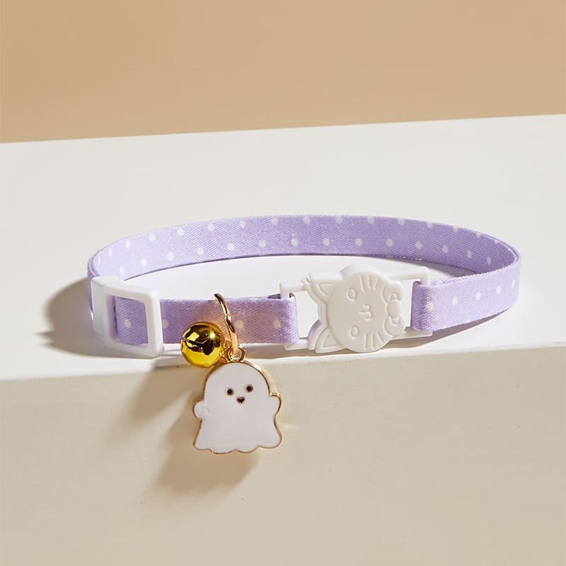 

1 кулон с демоном-питомцем, узор, ошейник S фиолетовый