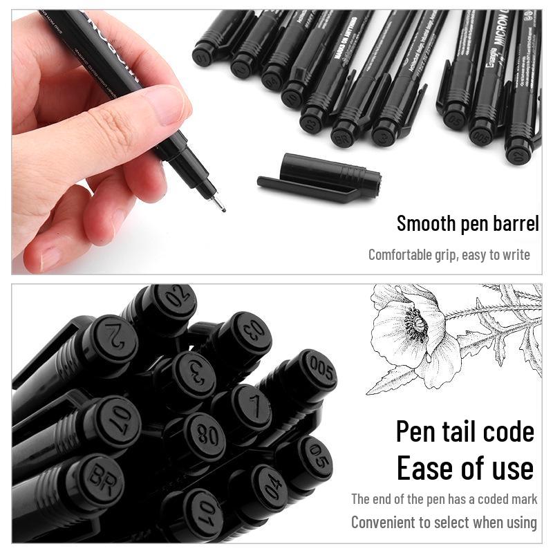 Gundam Model Water-based Needle Pens for Sketching, Tracing, and Drawing Manga