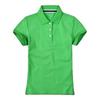 Korean Style Women's Slim Fit Short Sleeve Polo Shirt
