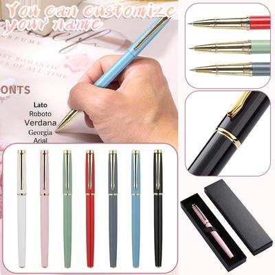 Penna a sfera personalizzata incisa Anniversario Regalo personalizzato per uomini e donne 5ML