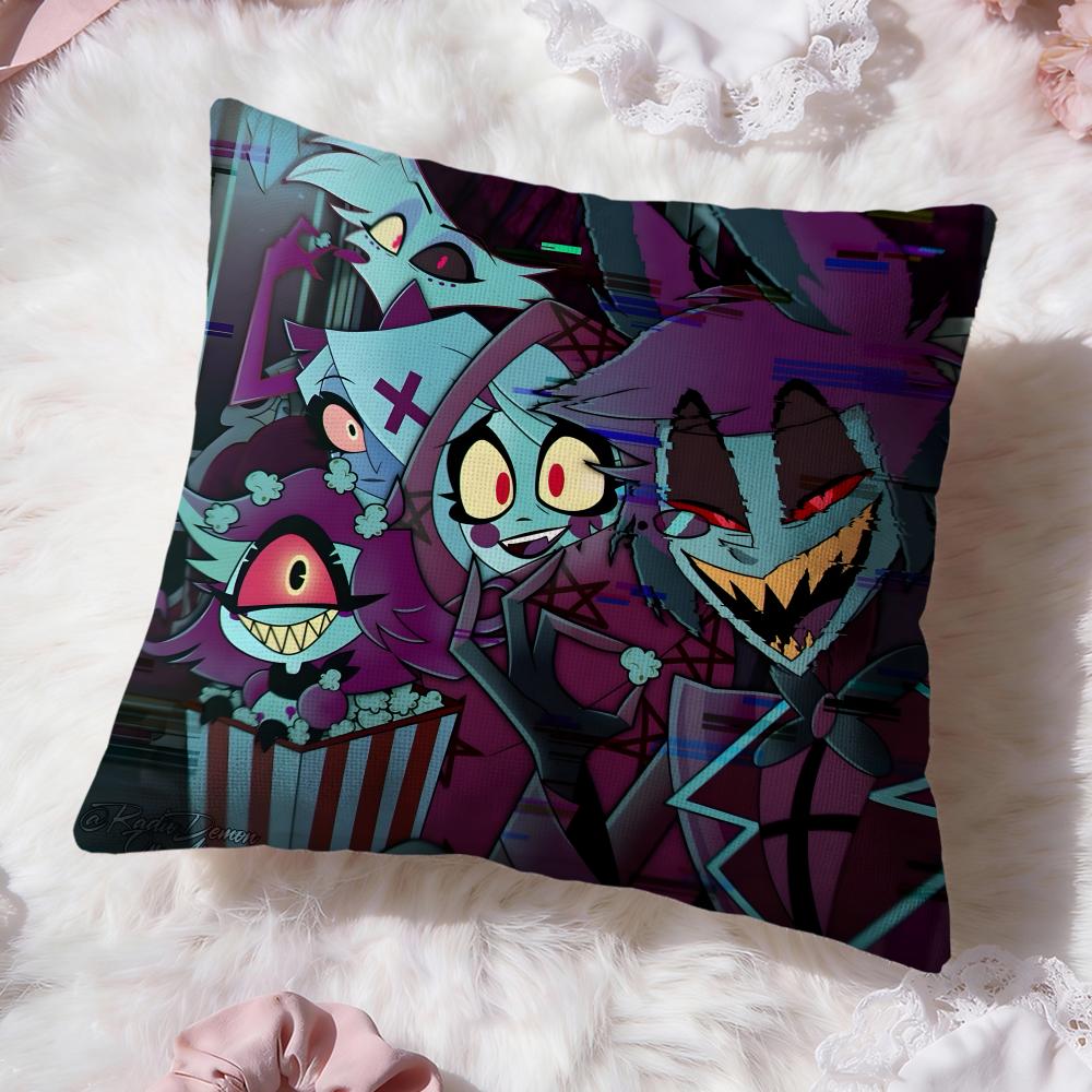 Hra H-Hazbin HotelS Povlak na polštář Prémiový komfort Oboustranný povlak na polštář - Dvoustranný design pro jakoukoli místnost a interiér auta