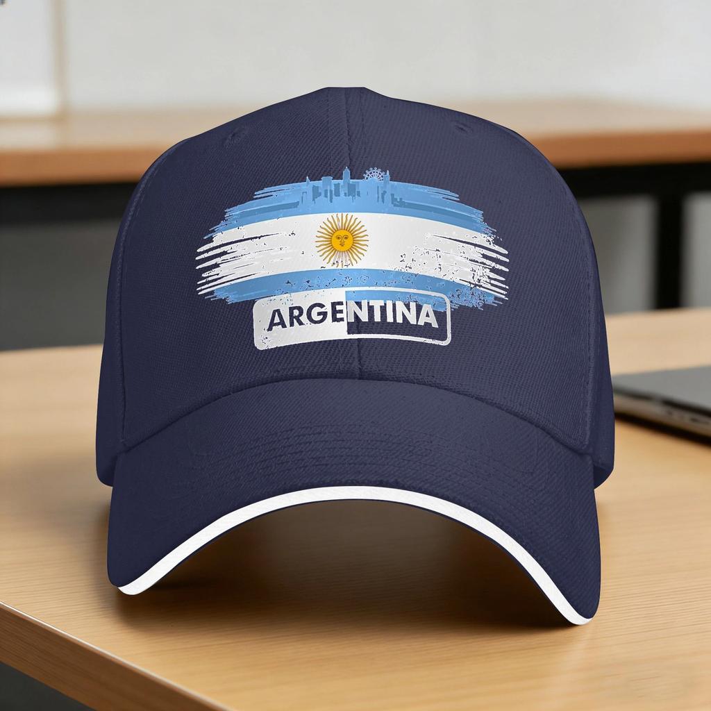Argentina Flag Baseball Cap  Stylish Hip Hop Hats Summer Unisex Adult Kpop Rock Baseball Caps