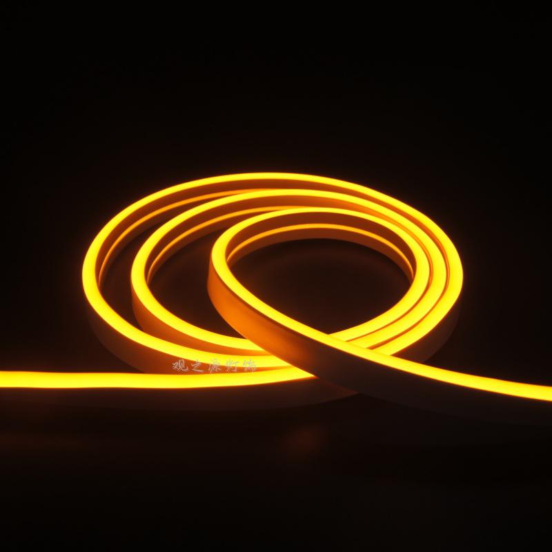 Waterproof COB Flexible Neon LED Light Strip 12V/24V, Silicone, Luminous Atmosphere.
