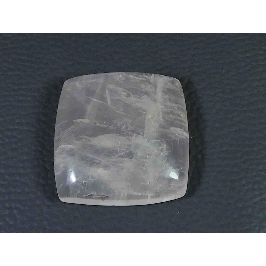 32X33X9MM Natural Pink Rose Quartz Octagon Healing Crystal Cabochon Gemstone SK-3540