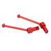 2 Pcs Front Rear Drive Shaft Aluminium Alloy RC CVD Front Rear Drive Shaft for   Latrax Teton 1Celsius18 Car