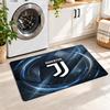 Flannel Kitchen Mat Juventus FC Soft Area Rug Non Slip Floor Carpet Home Decoration