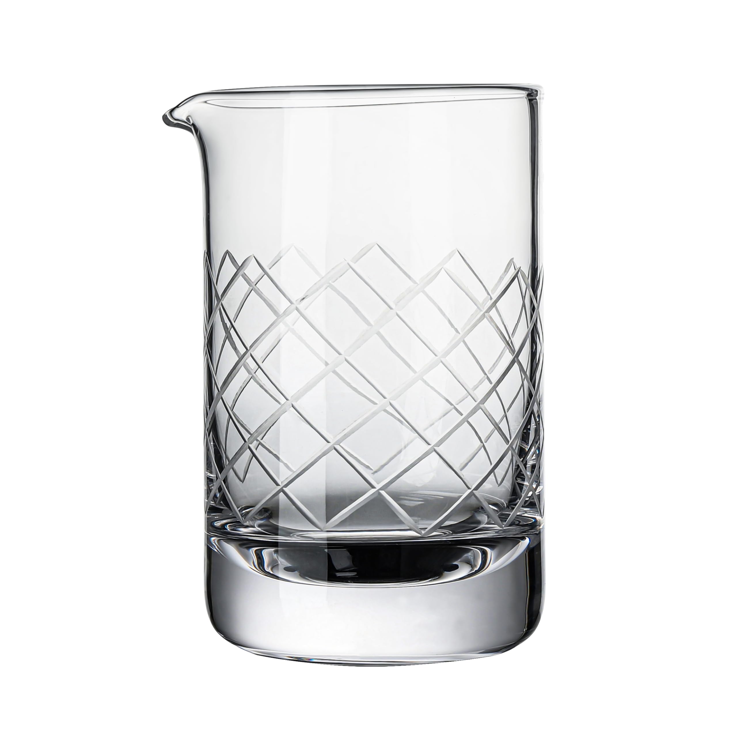 Mixing Cocktail Mixing Diamond 600ml Glass, Glass, Hand-Polished Pattern,