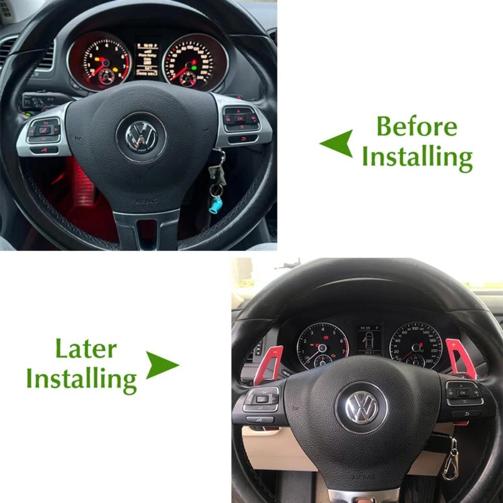2026 Hot VOLKSWAGEN For VW Golf 5 6 MK6 GTI R Jetta MK5 Passat B6 B7 CC Polo Sharan Tiguan Seat Leon DSG Steering Wheel Paddle E CW8