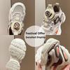 Children's Soft-soled Sports Shoes Girls' Fashionable Dad Shoes Double Mesh Running Shoes Student Casual Shoes