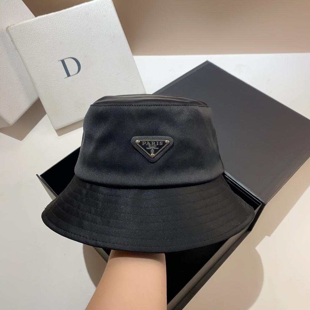 Paris Inverted Triangular Acetate Bucket Hat French Paris Simple Casual Hat Autumn Outdoor Travel Shade