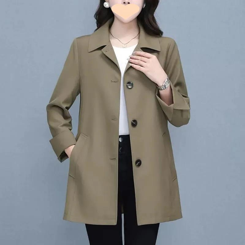 High-end Windbreaker Women's Spring and Autumn Loose Jacket Casual Thin Top Trend