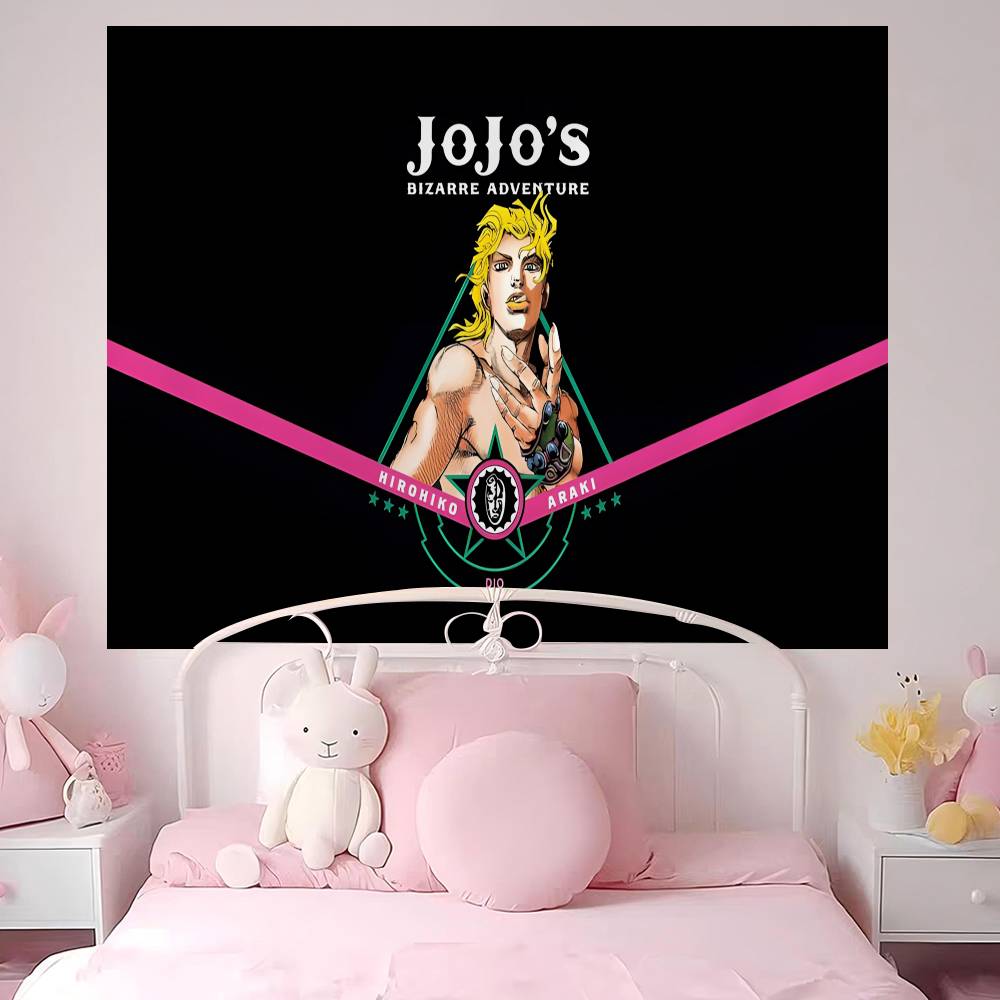 Classic Anime JJojo BBizarre AAdventure DIY Wall Tapestry for Living Room Home Dorm Decor Wall Art Decor
