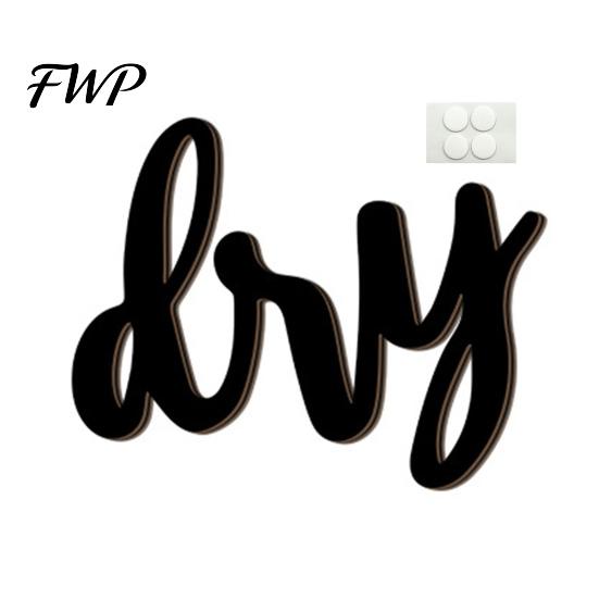 Minimalist Home Decoration Wooden Letters Wall Stickers, Self-Adhesive Art Decor, Retro 3D for English Words Stickers Living Room Bedroom Nursery