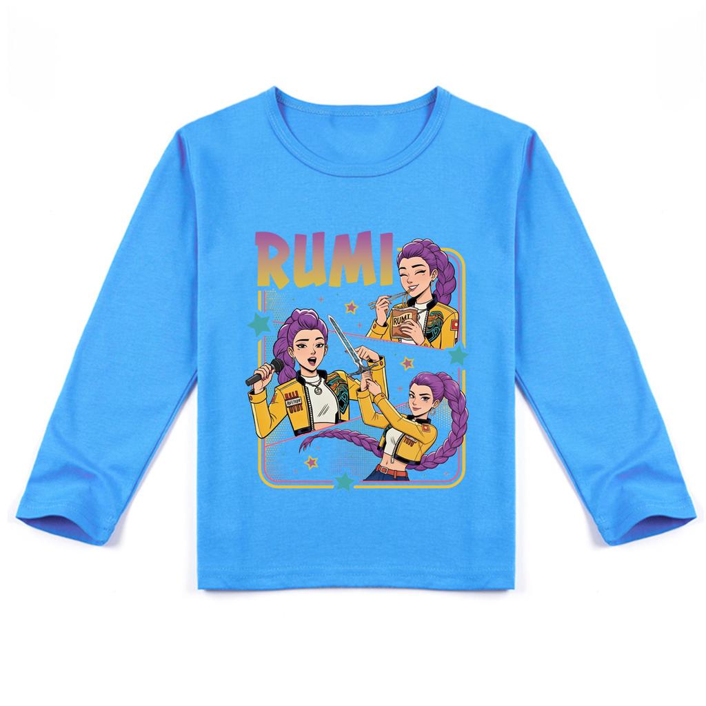 K-pop Witch Hunters, Long-sleeved T-shirts, Boys and Girls, Casual Prints Are Cute