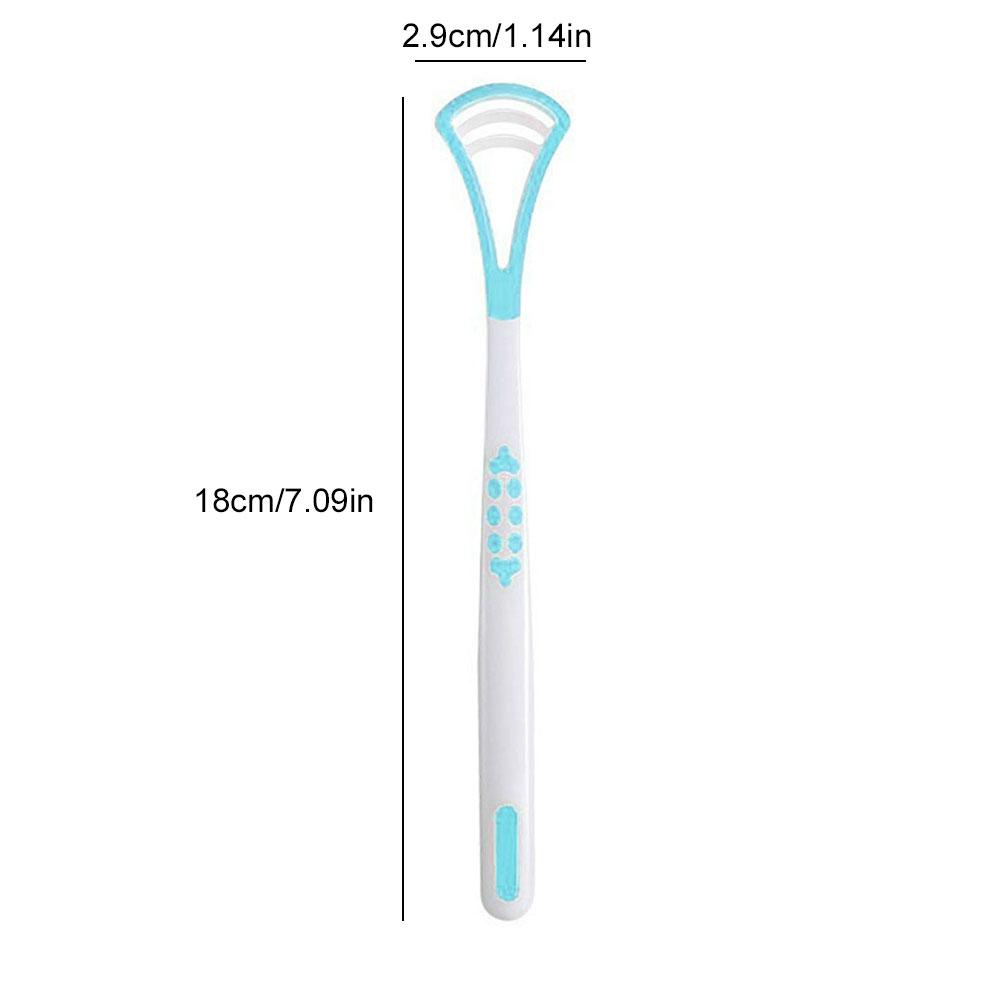 Tongue Brush Plastic Tongue Scraper For Adults Tongue Cleaner Bad Breath Remove Keep Fresh Breath