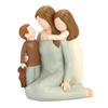 Mother Daughter Figurines Hand-Painted Mom Statue Family Figurines Meaningful Mom And Daughter Statue For Shelf Table Stand Or