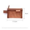 Small Square Solid Color Coin Bag Mesh Lipstick Key Headphone Organizer Holder Bus Bank Credit Card Bag Storage