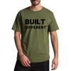 Aiyino Men's Built Different Tee – Bold Slogan Graphic